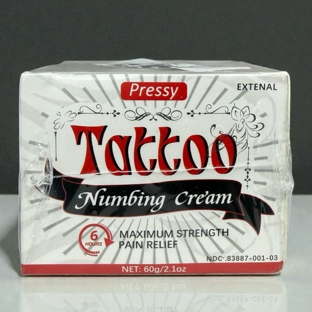 Pressy Tattoo Numbing Cream 2.1oz 01/2027